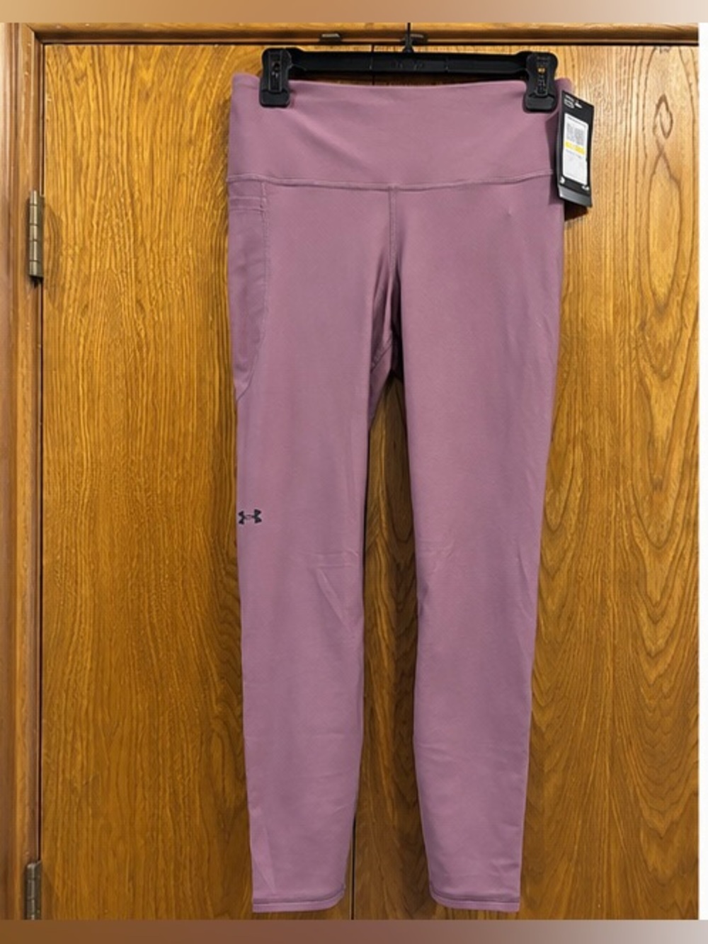 NWT Under Armour HeatGear Compression Leggings Mauve Purple M